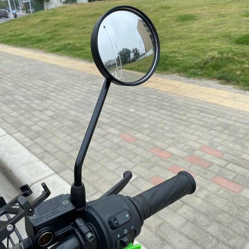 换一个凹凸大视野反光镜，如何？easydo后视镜电动车摩托车防抖加长加宽铝合金架高清反光镜