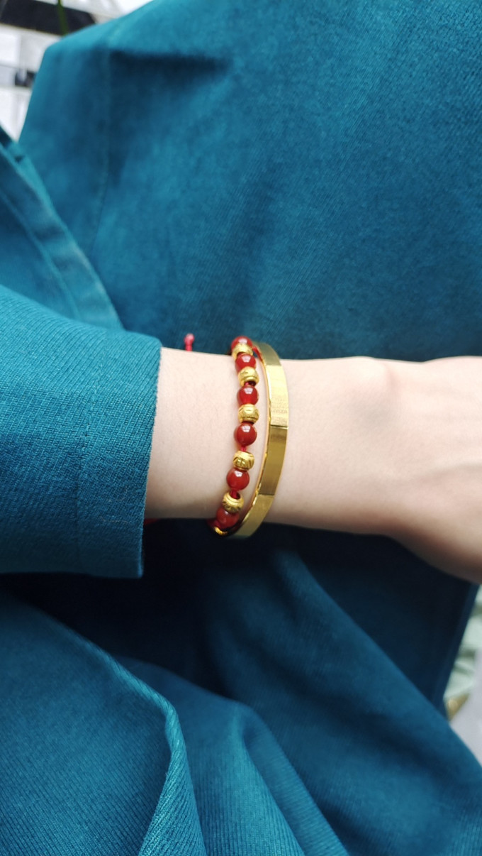 明牌珠宝黄金手镯/手链/脚链