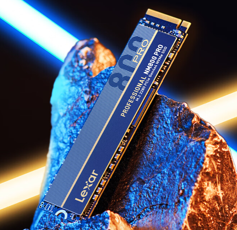 7.5GB/s读速：雷克沙发布 NM800 PRO PCIe 4.0 固态硬盘