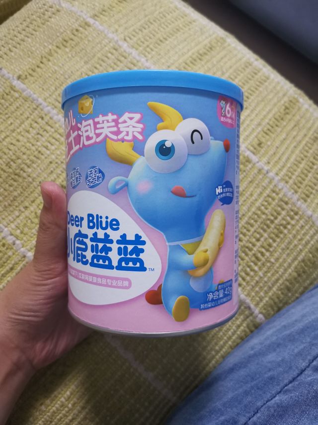 小鹿蓝蓝芝士味泡芙条推荐！