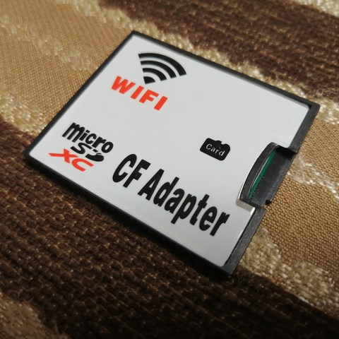 得此神卡，老机甚幸--WIFI型TF卡转CF卡之适配器