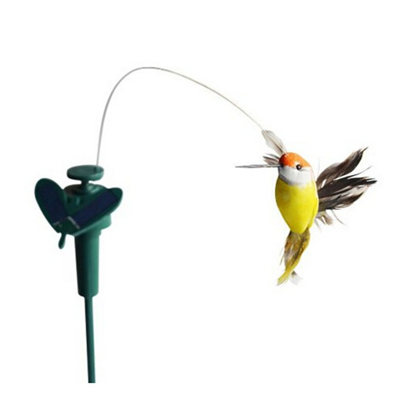 阳光动力小鸟，真正的太阳能鸟/太阳能会飞的蝴蝶蜂鸟玩具 DIY拼装实验跳舞电动小鸟新款/天空之飞鸟