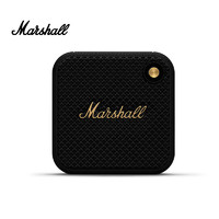 马歇尔（Marshall）WILLEN音箱便携式蓝牙无线家用户外防尘防水小音响黑金色