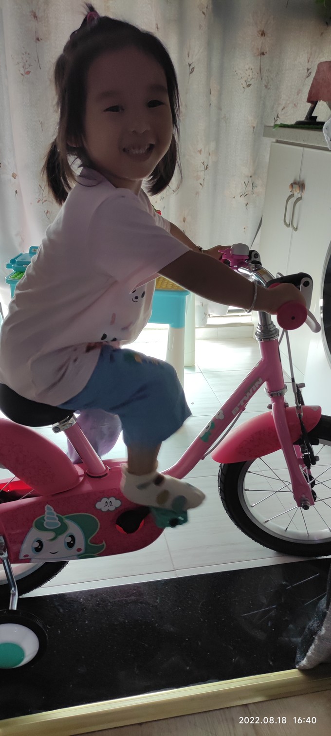迪卡侬儿童自行车