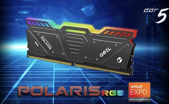 金邦 发布AMD新锐龙专用 EVO V 和 Polaris RGB DDR5 系列内存