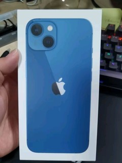蓝色手机