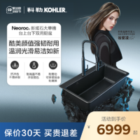 科勒Neoroc®新炫石大小水槽单槽台上台下双用厨盆厨(预售30天)
