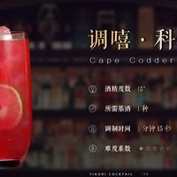 调嘻鸡尾酒 之「科德角」