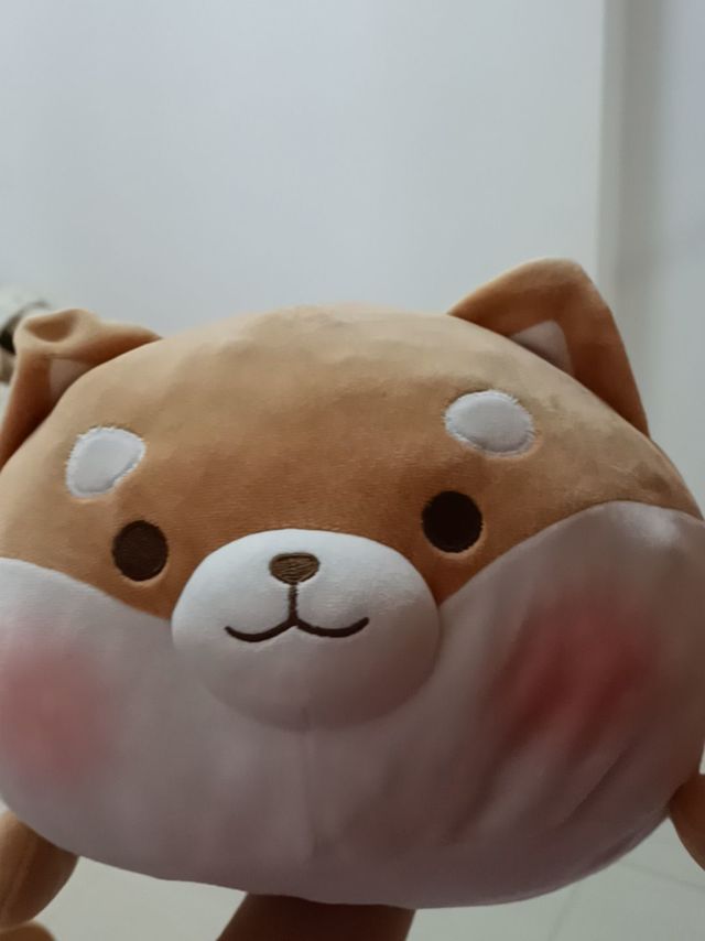 MINISO/名创优品柴犬毛绒玩具公仔床上抱枕