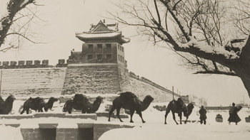 洋镜头里的老北京，荡然无存的老城墙，不复存在的老建筑