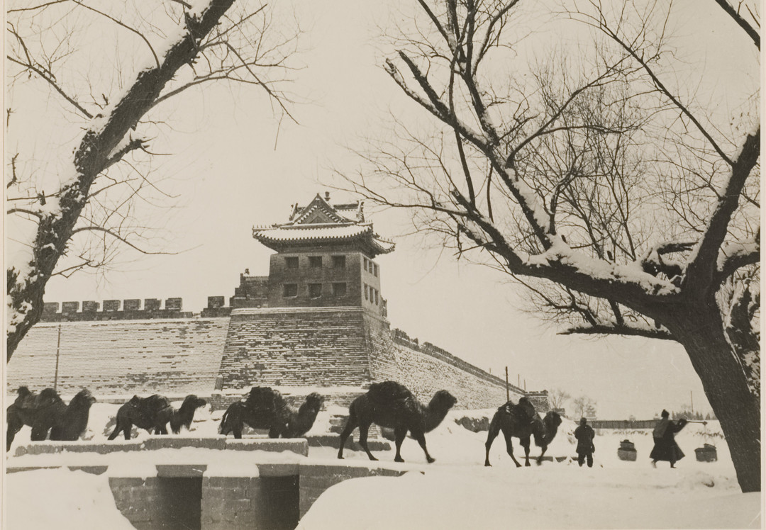 洋镜头里的老北京，荡然无存的老城墙，不复存在的老建筑