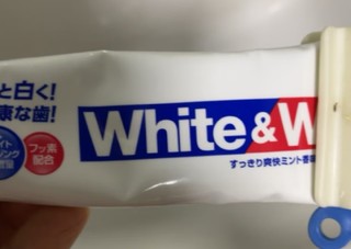  狮王（Lion）White&white美白牙膏150g