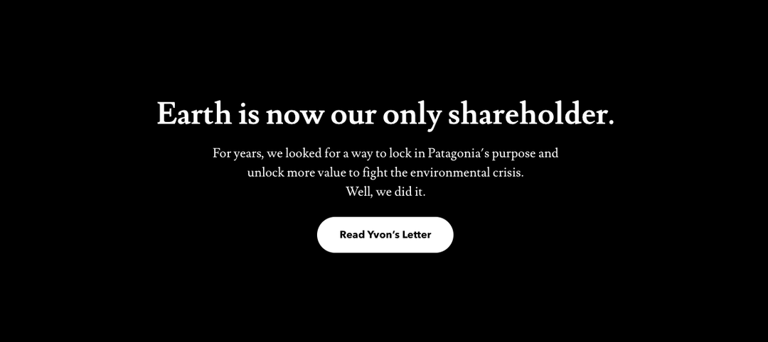 Patagonia创始人捐献价值30亿的公司，今后地球是他们唯一的股东