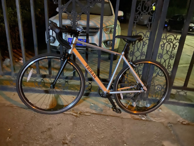 迪卡侬公路车怎么样 rc100通勤无敌,我不是骑行._什么值得买