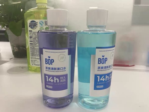 BOP茶爽清新漱口水清新口气持久留香便携式