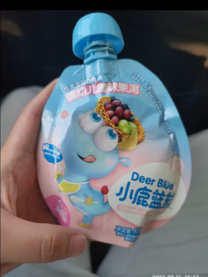 小鹿蓝蓝果泥