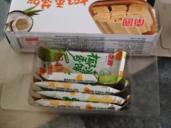 口感：酥脆酥脆的！很好吃新鲜：椰子味浓