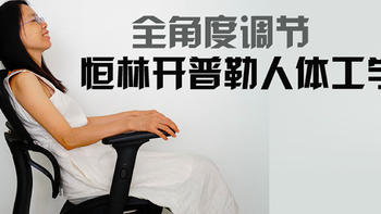 全面保护你的坐姿健康，恒林开普勒双背全网人体工学椅 