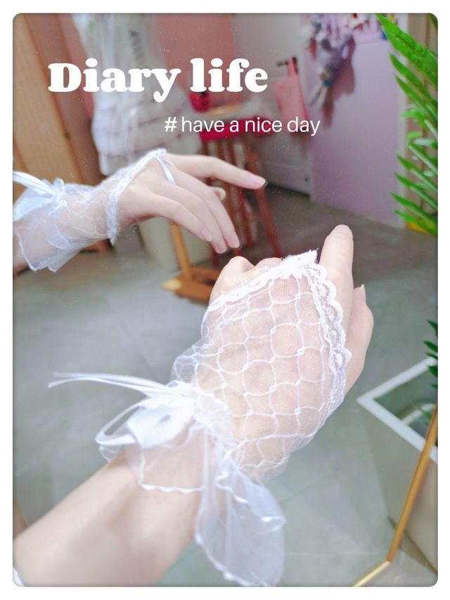 精致小物 婚纱花嫁搭配手袖