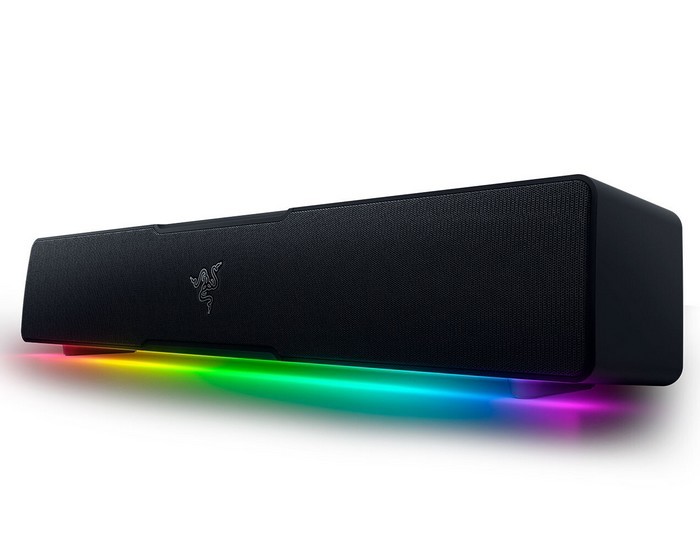 雷蛇发布  Leviathan V2 X 桌面条形音箱，14区域RGB灯效、双单元、蓝牙5.0