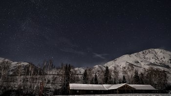 新疆游记：在-30℃的寒夜里，仰望星空