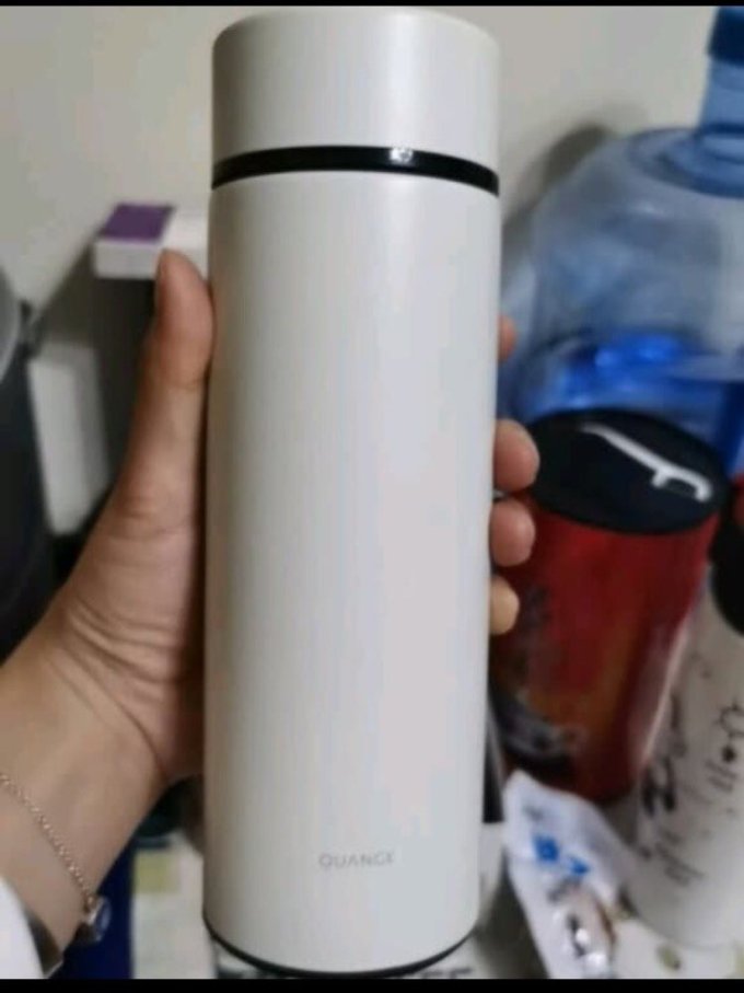 小米有品全格保温杯水杯长效保温带茶滤316