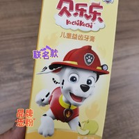 孩子最爱的IP牙膏。谁知道这只狗狗叫什么？