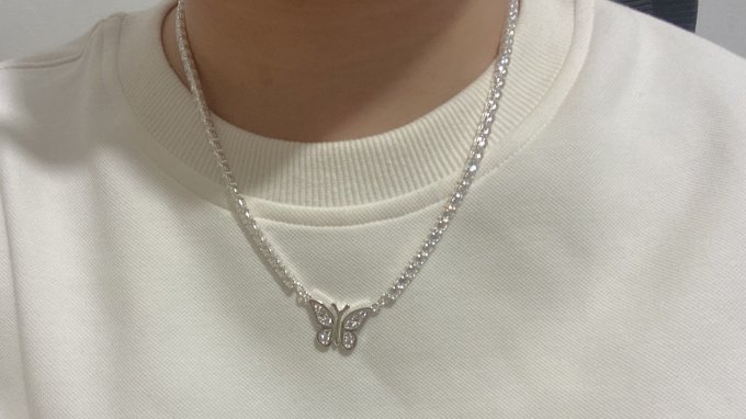 stugazi宝玉石项链怎么样 棣棣同款get,爆闪,没加任何._什么值得买