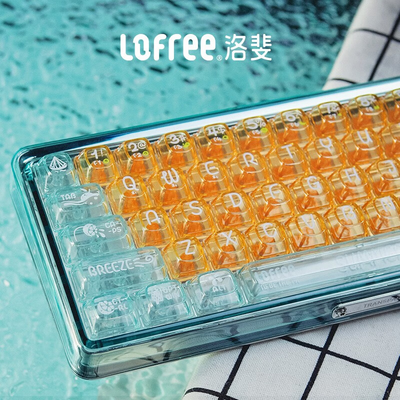 夏季元气限定，看看Lofree洛斐设计师，如何将透明键盘玩出新高度