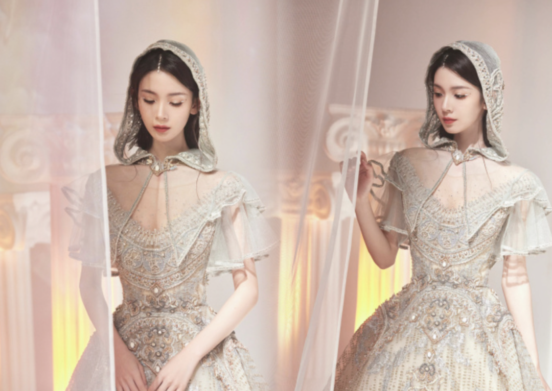 陈瑶婚纱秀造型梦回岳绮罗#,原来甜妹私下还是酷帅干练御姐