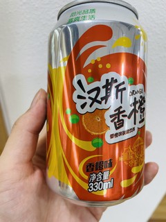 汉斯香橙味碳酸饮料