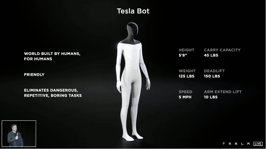 比一台特斯拉还便宜的机器人要来了！TESLA AI Day倒计时！