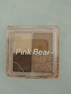 pinkbear的四色眼影06号色甜腻布朗尼