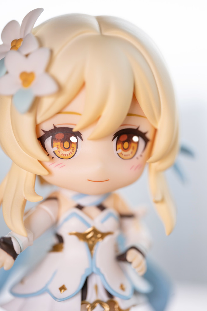 原神旅行者荧粘土人q版手办到手_什么值得买