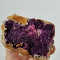 超好吃的爆浆紫薯仙豆糕