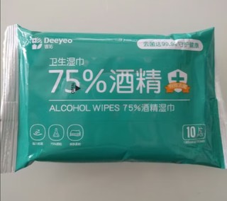 德佑75%酒精消毒湿巾