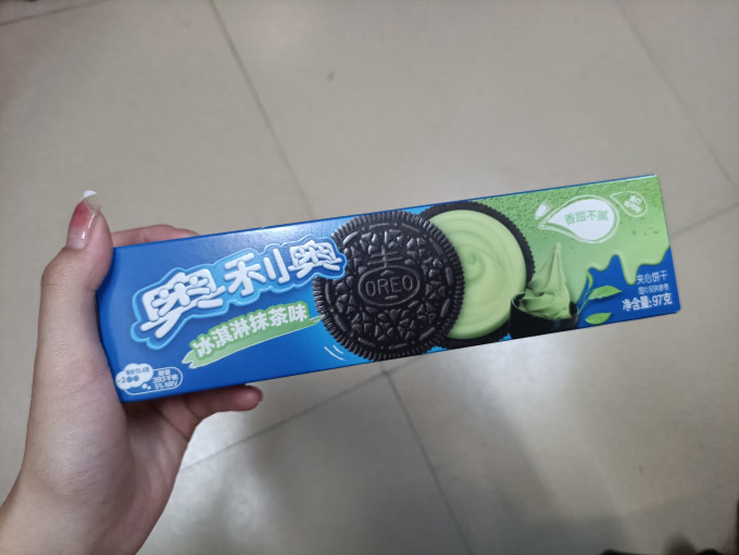 抹茶味的奥利奥饼干