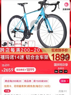 喜德盛 RC300 公路自行车