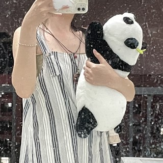 熊猫毛绒玩偶好可爱！