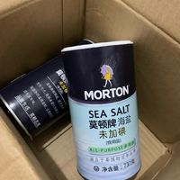 莫顿morten无碘海盐，家中常备