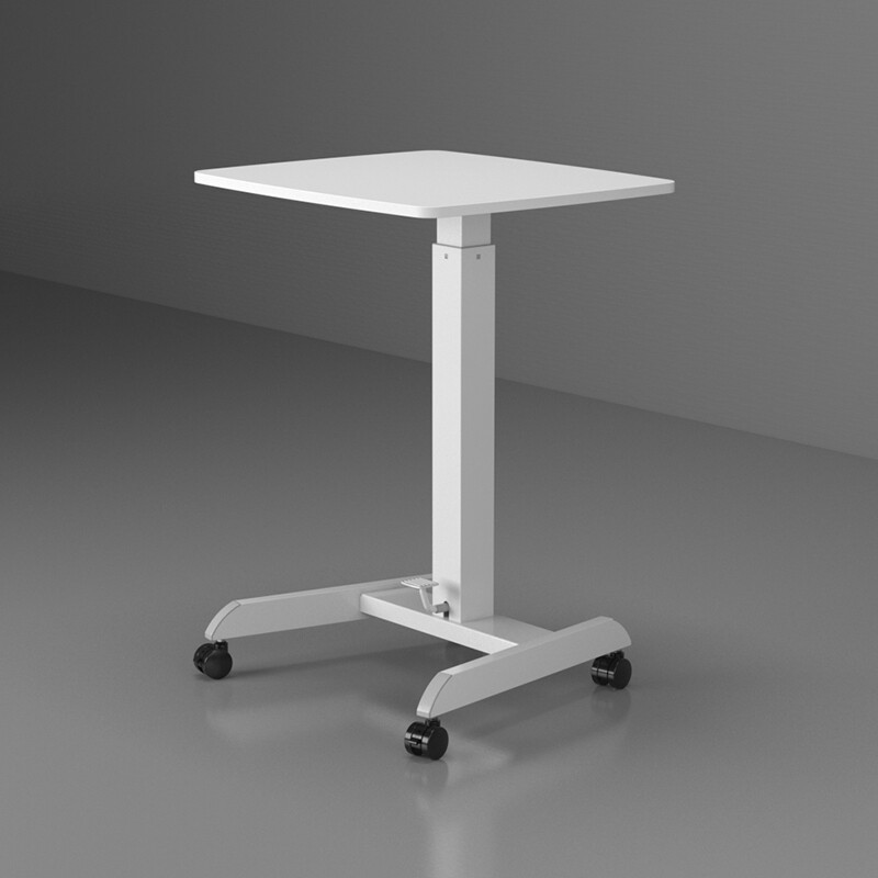 最小的移动升降桌/Brateck北弧电脑桌 可移动办公书桌 站立办公升降台 站立式电脑升降支架 工作台式