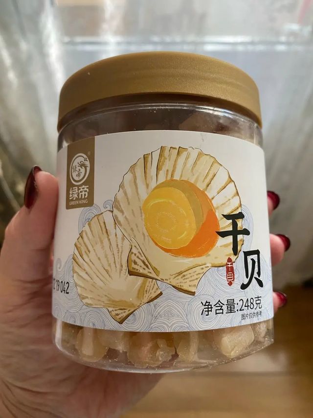 干贝不错，颗粒很大