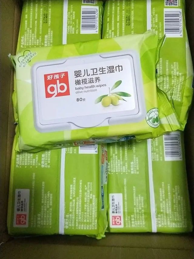 木糖醇手口湿巾，比较放心给孩子用