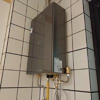 海尔燃气款热水器家用洗澡天然气三管零冷水