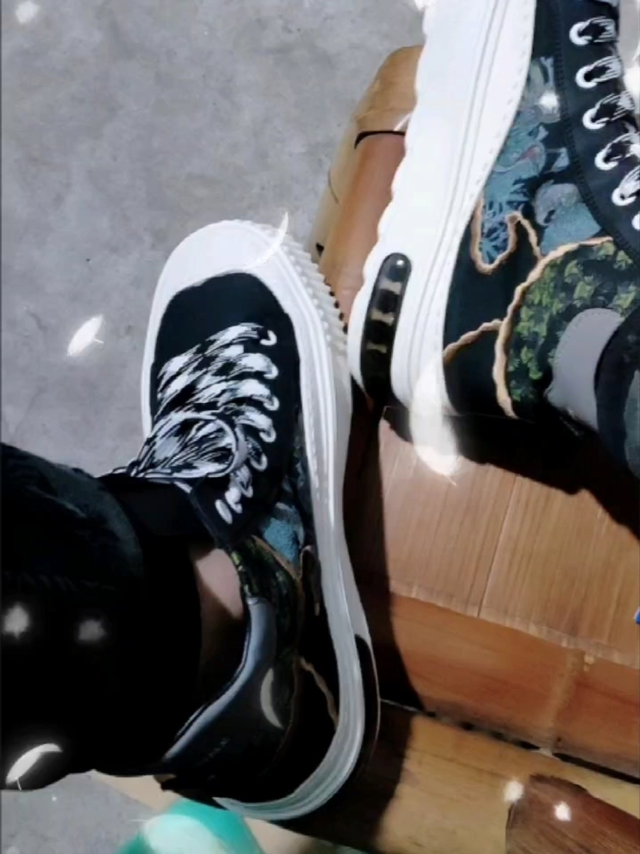 马克华菲鞋子高帮鞋男2022新款百搭潮鞋秋冬