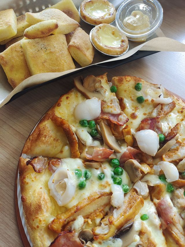 达美乐这款32r的披萨太好吃了