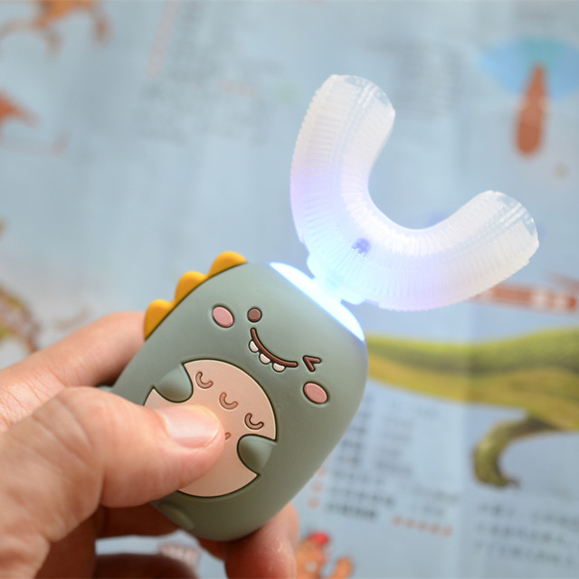 懒省事牙刷行不行？上手爱贝迪拉儿童U型电动牙刷