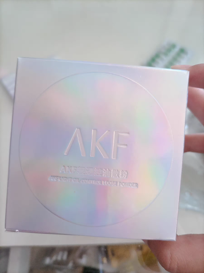 我的平价好物:控油效果敲棒的AKF散粉_什么值得买