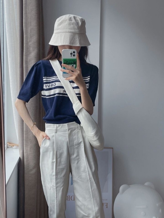 小个子不能错过的短款针织