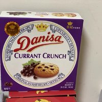 Danisa皇冠曲 奇饼干食品葡萄干干果曲奇90g